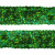 Тесьма с пайетками D4, шир. 20 мм/уп. 25+/-1 м, цвет зелёный - купить в Воткинске. Цена: 778.19 руб.
