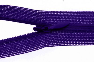 Молния потайная Т3 866, 50 см, капрон, цвет фиолетовый - купить в Воткинске. Цена: 8.62 руб.