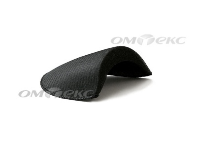Плечевые накладки OВТ-10, обшитые, цвет чёрный - купить в Воткинске. Цена: 17.64 руб.
