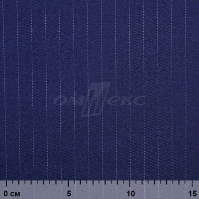 Костюмная ткань "Жаклин", 188 гр/м2, шир. 150 см, цвет тёмно-синий - купить в Воткинске. Цена 426.49 руб.