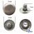 Кнопка металлическая "Альфа" с пружиной, 15 мм (уп. 720+/-20 шт), цвет никель - купить в Воткинске. Цена: 1 466.73 руб.