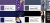 Костюмная ткань "Элис" 18-3921, 200 гр/м2, шир.150см, цвет голубика - купить в Воткинске. Цена 303.10 руб.