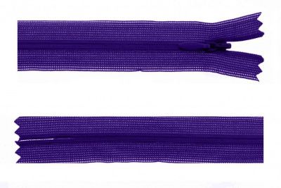Молния потайная Т3 866, 50 см, капрон, цвет фиолетовый - купить в Воткинске. Цена: 8.62 руб.
