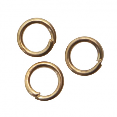 Кольцо  соединительное для бижутерии 4 мм, цв.-золото - купить в Воткинске. Цена: 0.41 руб.