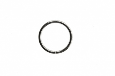 Кольцо металлическое d-15 мм, цв.-никель - купить в Воткинске. Цена: 2.45 руб.