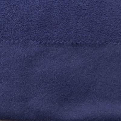 Флис DTY 19-3920, 180 г/м2, шир. 150 см, цвет т.синий - купить в Воткинске. Цена 646.04 руб.