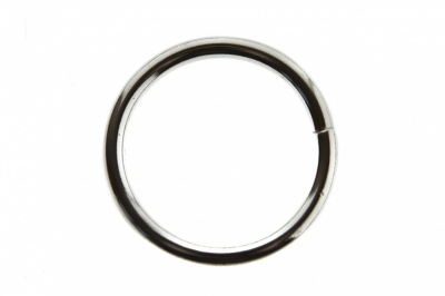 Кольцо металлическое d-3 х 32 мм, цв.-никель - купить в Воткинске. Цена: 3.92 руб.