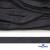 Шнур плетеный (плоский) d-12 мм, (уп.90+/-1м), 100% полиэстер, цв.273 - т.серый - купить в Воткинске. Цена: 8.62 руб.
