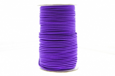 0370-1301-Шнур эластичный 3 мм, (уп.100+/-1м), цв.175- фиолет - купить в Воткинске. Цена: 459.62 руб.