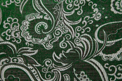 Ткань костюмная жаккард, 135 гр/м2, шир.150см, цвет зелёный№4 - купить в Воткинске. Цена 441.94 руб.
