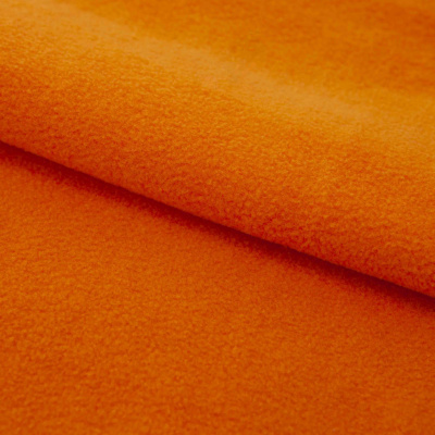 Флис DTY 16-1358, 250 г/м2, шир. 150 см, цвет оранжевый - купить в Воткинске. Цена 640.46 руб.