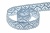 Тесьма кружевная 0621-1346А, шир. 13 мм/уп. 20+/-1 м, цвет 132-голубой - купить в Воткинске. Цена: 575.07 руб.