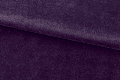 Бархат стрейч, 240 гр/м2, шир.160см, (2,4 м/кг), цвет 27/фиолет - купить в Воткинске. Цена 886.02 руб.