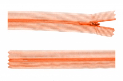 Молния потайная Т3 849, 50 см, капрон, цвет оранжевый - купить в Воткинске. Цена: 8.87 руб.