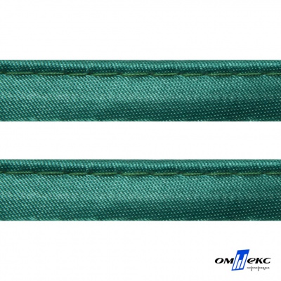 Кант атласный 140, шир. 12 мм (в упак. 65,8 м), цвет т.зелёный - купить в Воткинске. Цена: 237.16 руб.