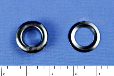 Люверсы металлические, блочка/кольцо, №5 (8 мм) упак.1000 шт- цв.никель - купить в Воткинске. Цена: 392 руб.