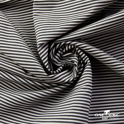 Ткань сорочечная Полоска Кенди, 115 г/м2, 58% пэ,42% хл, шир.150 см, цв.6-черный, (арт.110) - купить в Воткинске. Цена 306.69 руб.