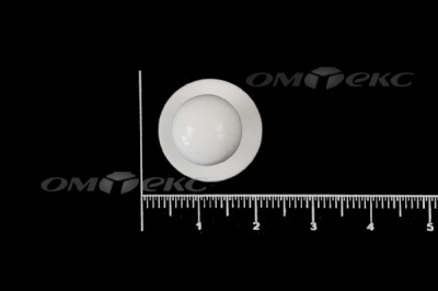 Пуговица поварская "Пукля", 10 мм, цвет белый - купить в Воткинске. Цена: 2.28 руб.
