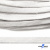 Шнур плетеный d-8 мм плоский, 70% хлопок 30% полиэстер, уп.85+/-1 м, цв.1018-белый - купить в Воткинске. Цена: 735 руб.