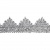 Тесьма металлизированная 0384-0240, шир. 40 мм/уп. 25+/-1 м, цвет серебро - купить в Воткинске. Цена: 490.74 руб.