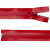 Молния водонепроницаемая PVC Т-7, 60 см, разъемная, цвет (820) красный - купить в Воткинске. Цена: 49.39 руб.