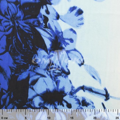 Плательная ткань "Фламенко" 19.1, 80 гр/м2, шир.150 см, принт растительный - купить в Воткинске. Цена 241.49 руб.