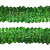 Тесьма с пайетками D4, шир. 30 мм/уп. 25+/-1 м, цвет зелёный - купить в Воткинске. Цена: 1 087.39 руб.