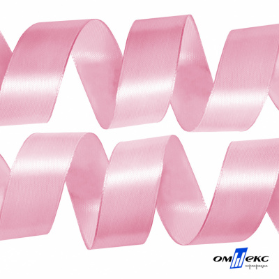 050-нежно-розовый Лента атласная упаковочная (В) 85+/-5гр/м2, шир.50 мм (1/2), 25+/-1 м - купить в Воткинске. Цена: 120.46 руб.