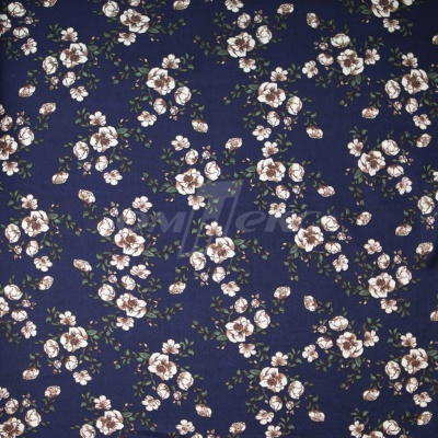 Плательная ткань "Фламенко" 3.2, 80 гр/м2, шир.150 см, принт растительный - купить в Воткинске. Цена 239.03 руб.