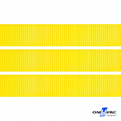 Репсовая лента 020, шир. 12 мм/уп. 50+/-1 м, цвет жёлтый - купить в Воткинске. Цена: 152.05 руб.