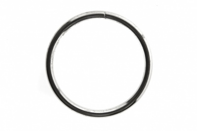 Кольцо металлическое №40 мм, цв.-никель - купить в Воткинске. Цена: 4.45 руб.