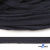 Шнур плетеный d-8 мм плоский, 70% хлопок 30% полиэстер, уп.85+/-1 м, цв.1010-т.синий - купить в Воткинске. Цена: 735 руб.