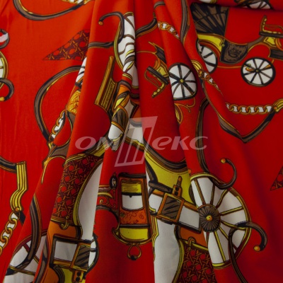 Плательная ткань "Фламенко" 16.1, 80 гр/м2, шир.150 см, принт этнический - купить в Воткинске. Цена 241.49 руб.
