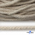 Шнур плетеный d-6 мм круглый, 70% хлопок 30% полиэстер, уп.90+/-1 м, цв.1077-лён - купить в Воткинске. Цена: 588 руб.