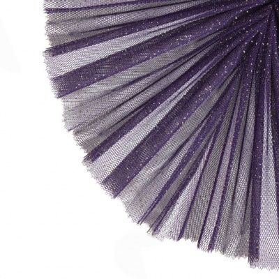 Сетка Глиттер, 24 г/м2, шир.145 см., пурпурный - купить в Воткинске. Цена 117.24 руб.
