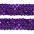 Тесьма с пайетками 12, шир. 35 мм/уп. 25+/-1 м, цвет фиолет - купить в Воткинске. Цена: 1 308.30 руб.