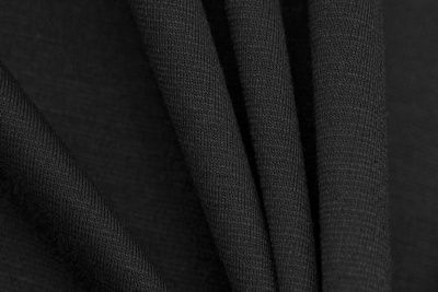 Трикотаж "Grange" BLACK 1# (2,38м/кг), 280 гр/м2, шир.150 см, цвет чёрно-серый - купить в Воткинске. Цена 870.01 руб.