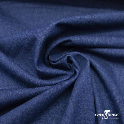 Ткань костюмная "Джинс", 315 г/м2, 100% хлопок, шир. 150 см,   Цв. 7/ Dark blue - купить в Воткинске. Цена 588 руб.