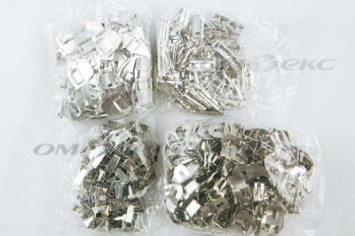Крючки брючные 4 шипа "Стром" 144 шт. никель - купить в Воткинске. Цена: 383.97 руб.