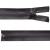 Молния водонепроницаемая PVC Т-7, 60 см, разъемная, цвет (301) т.серый - купить в Воткинске. Цена: 49.39 руб.