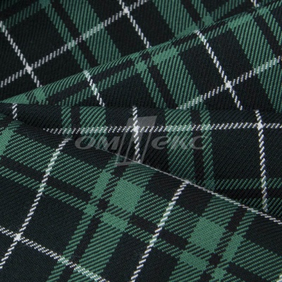 Ткань костюмная Клетка 25577, т.зеленый/зеленый./ч/бел, 230 г/м2, шир.150 см - купить в Воткинске. Цена 539.74 руб.