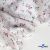 Ткань Муслин принт, 100% хлопок, 125 гр/м2, шир. 140 см, #2308 цв. 6 белый с цветком - купить в Воткинске. Цена 413.11 руб.
