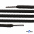 Шнурки #106-09, круглые 130 см, цв.чёрный - купить в Воткинске. Цена: 21.92 руб.