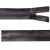 Молния водонепроницаемая PVC Т-7, 20 см, неразъемная, цвет (301)-т.серый - купить в Воткинске. Цена: 21.56 руб.