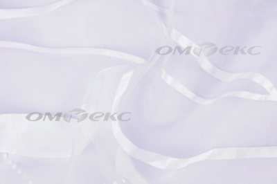 Органза деворэ 686 "Кристина" С1 (белый), 280 см - купить в Воткинске. Цена 571.15 руб.