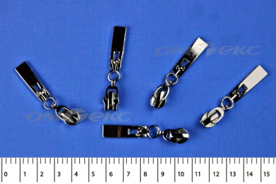Слайдер декоративный, металлический №1/спираль Т7/никель - купить в Воткинске. Цена: 6.29 руб.