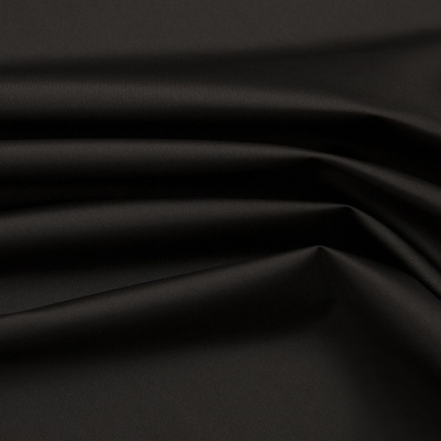 Курточная ткань Дюэл (дюспо), PU/WR/Milky, 80 гр/м2, шир.150см, цвет чёрный - купить в Воткинске. Цена 141.80 руб.