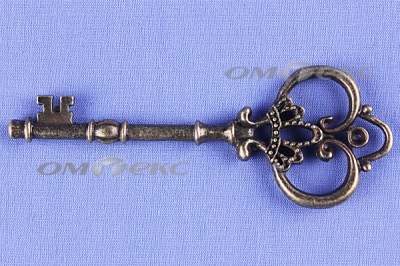 Декоративный элемент для творчества из металла "Ключ"8,5 см  - купить в Воткинске. Цена: 26.66 руб.