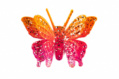 Бабочка декоративная пластиковая #10 - купить в Воткинске. Цена: 7.09 руб.