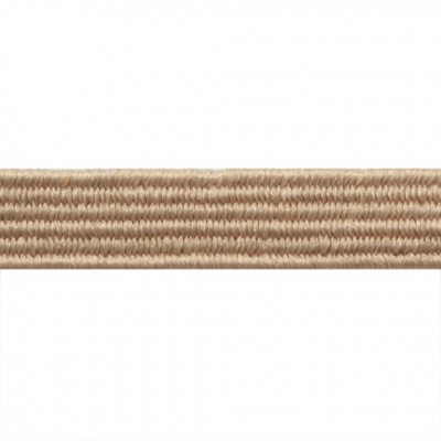 Резиновые нити с текстильным покрытием, шир. 6 мм ( упак.30 м/уп), цв.- 97-бежевый - купить в Воткинске. Цена: 152.05 руб.